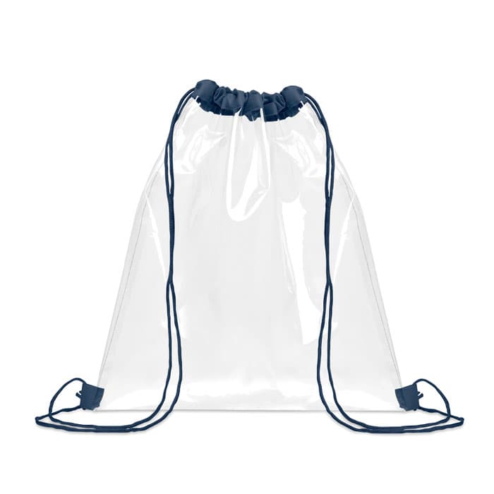 Saco transparente com cordão