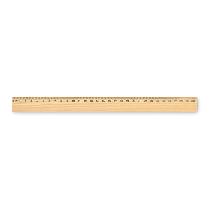 Régua de madeira 30cm